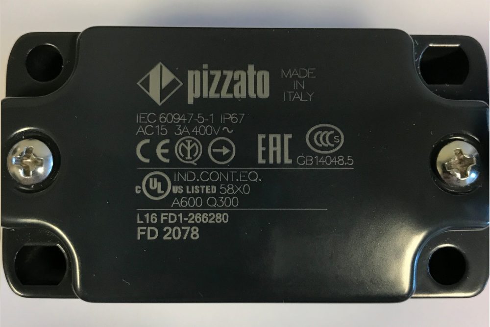 Pizzato FD 2078 Rope Safety Switch with Reset for Emergency Stop