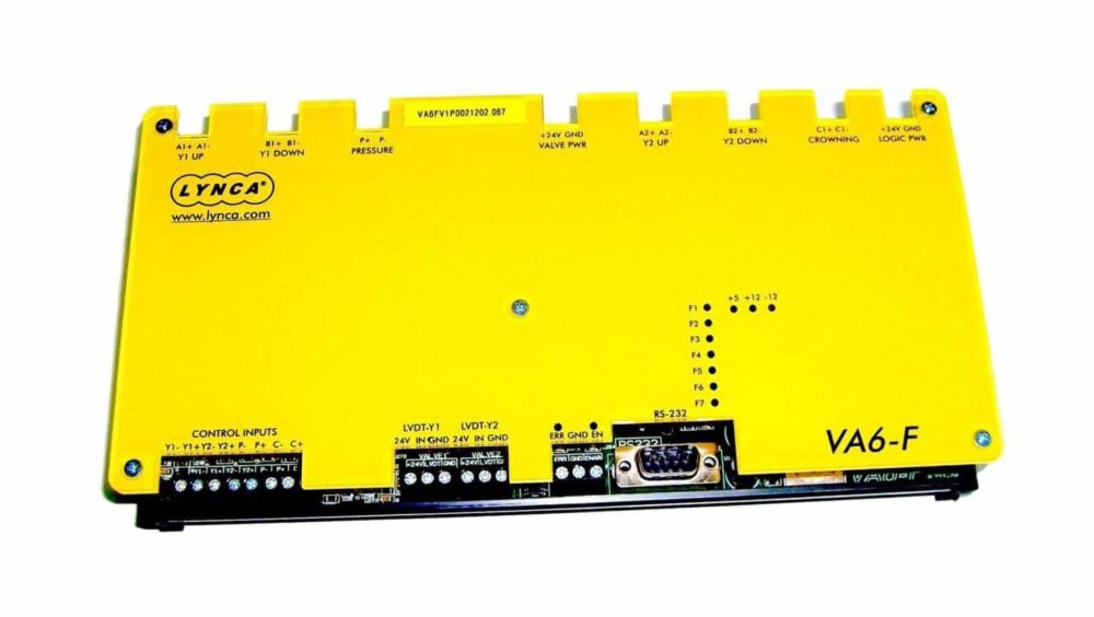 Lynca VA6-F Multichannel Voltage/Current Amplifier Module Designed to Drive Hydraulic Press Brake Valve Coils - RMTPE0072
