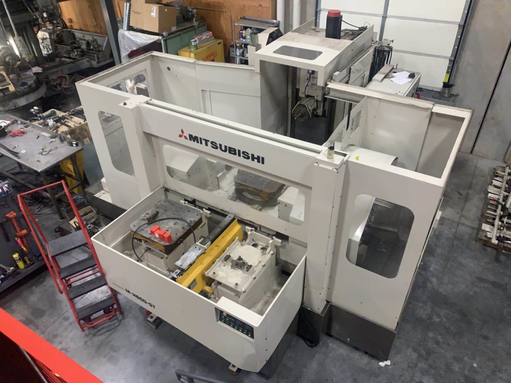 Mitsubishi Heavy Industries CNC 5 AXIS Horizontal Machining Center Model M-H600 Built the Mars Rovers Parts- NASA Machine