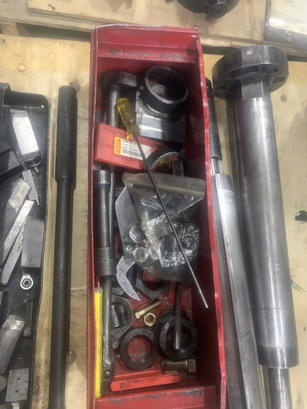 Watts EP3 end prep tool with parts and Tool Chest