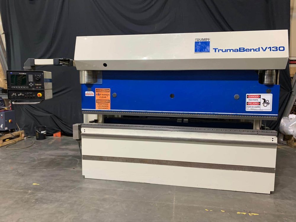 10 Foot Trumpf V130 8 Axis CNC Hydraulic Press Brake - SN 885057