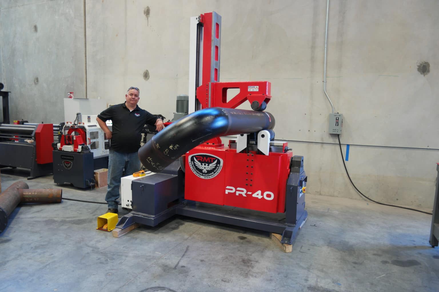 Pr40 Rota PR™-40 Pipe Rotator | RMT - Revolution Machine Tools™