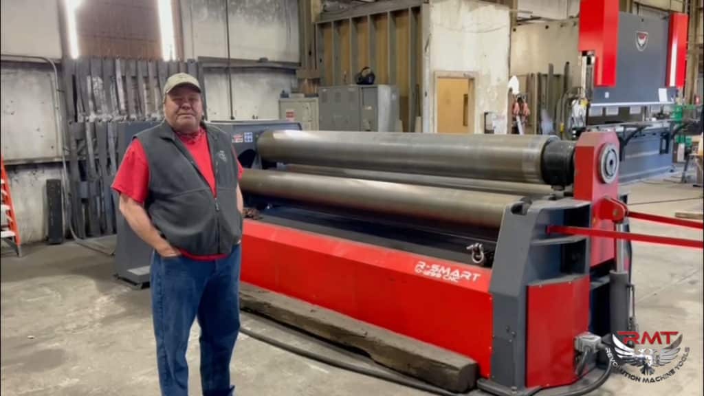 Scott Keech with RMT Plate Roll