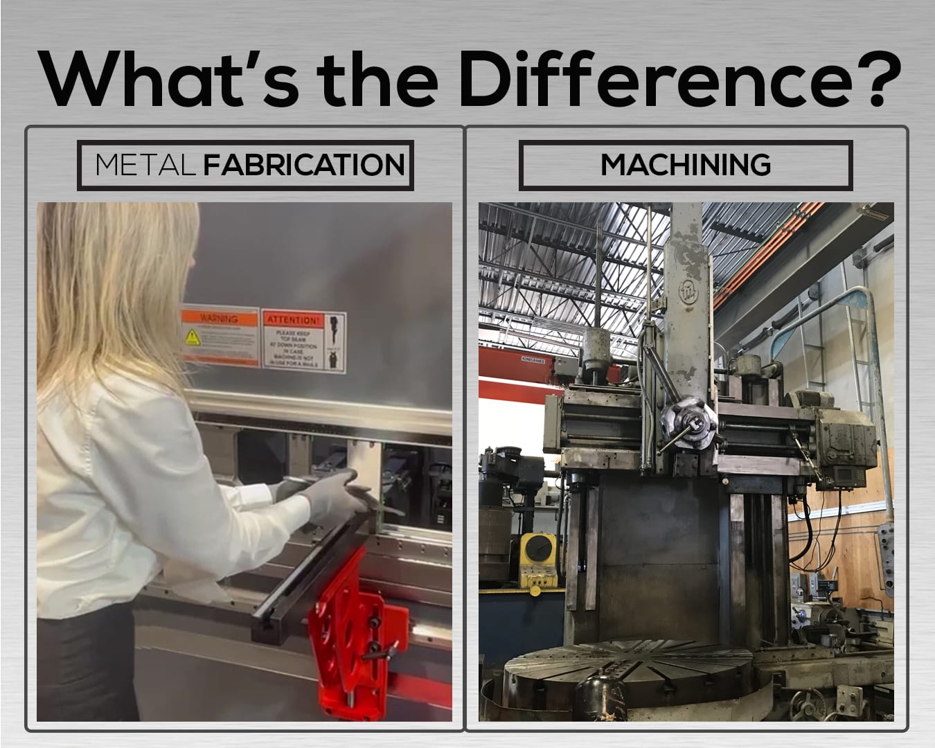 What Is the Difference Between Metal Fabrication and Machining?